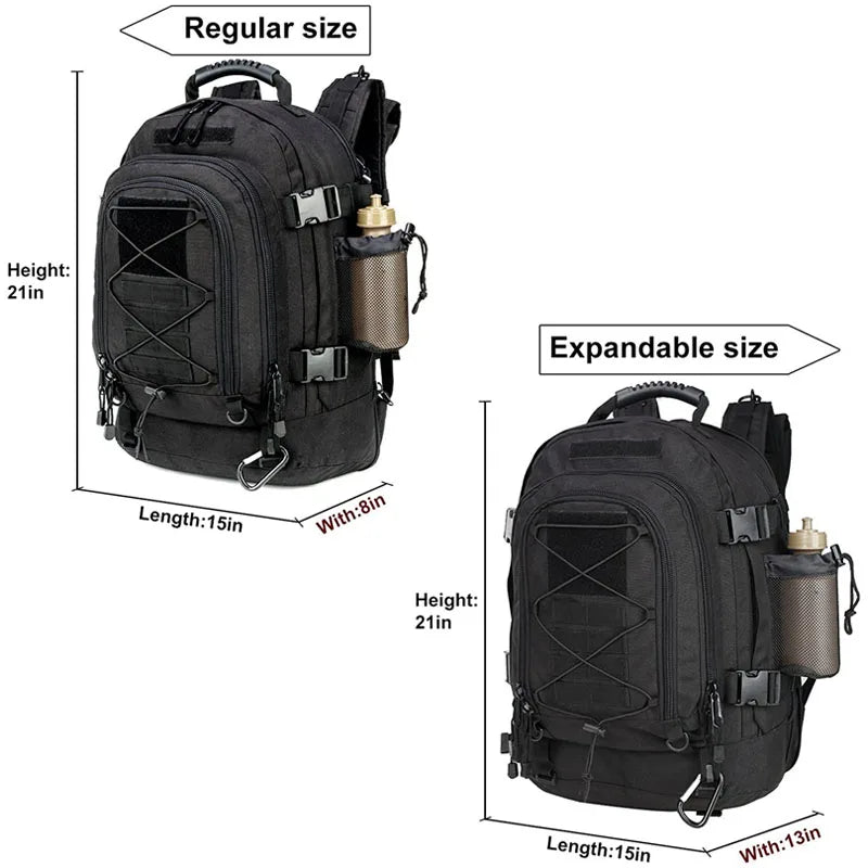 LQARMY Military Tactical Backpack Molle Assault Rucksack Outdoor Gear