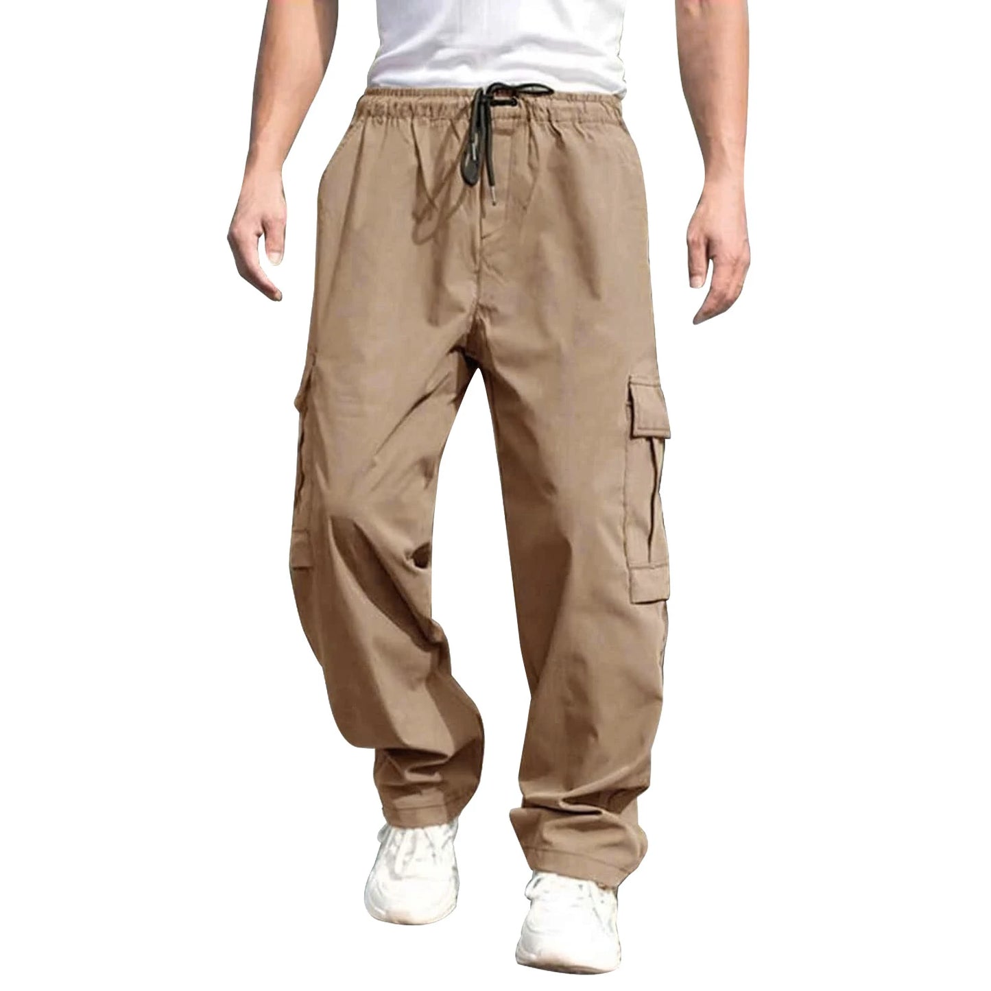 Hirigin Men's Loose Cargo Pants With Pockets