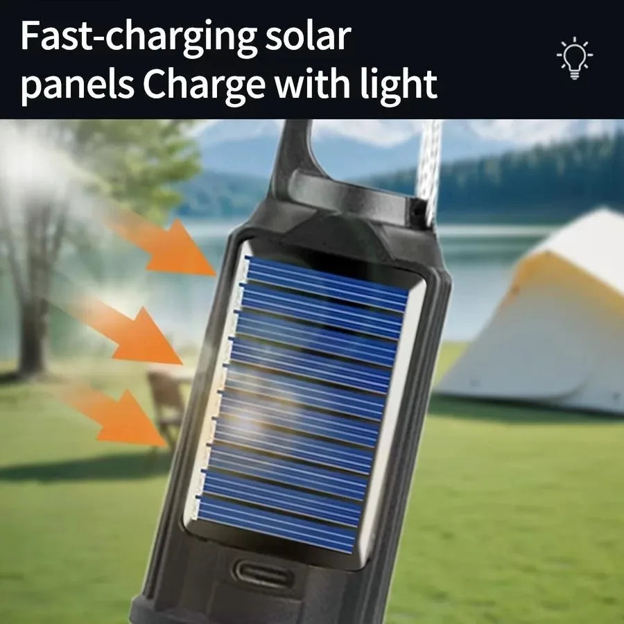 Liuyangmao Outdoor USB Rechargeable LED Lantern Emergency Portable Light