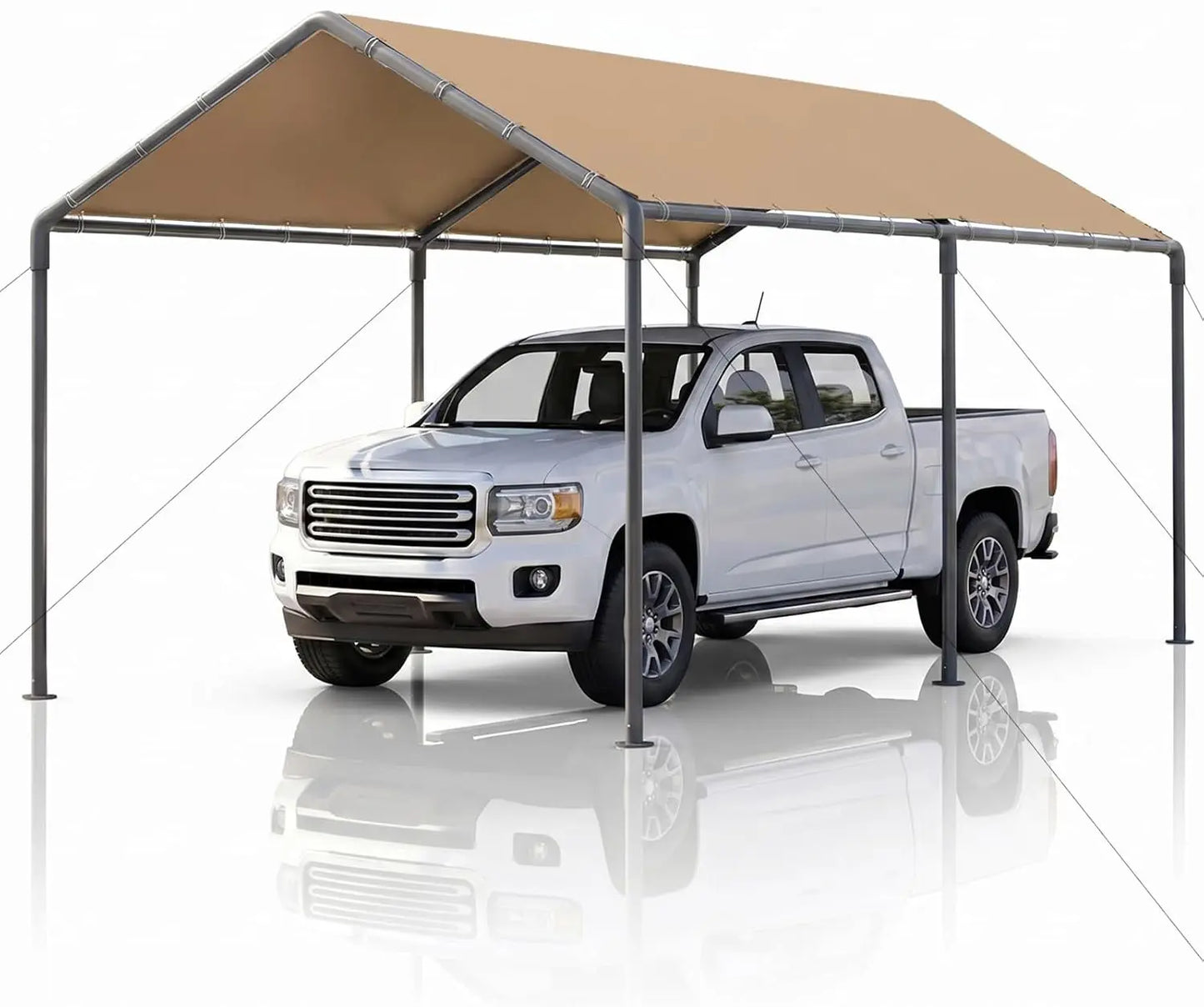 Heavy Duty Galvanized Carport Canopy Shelter For Outdoor Use