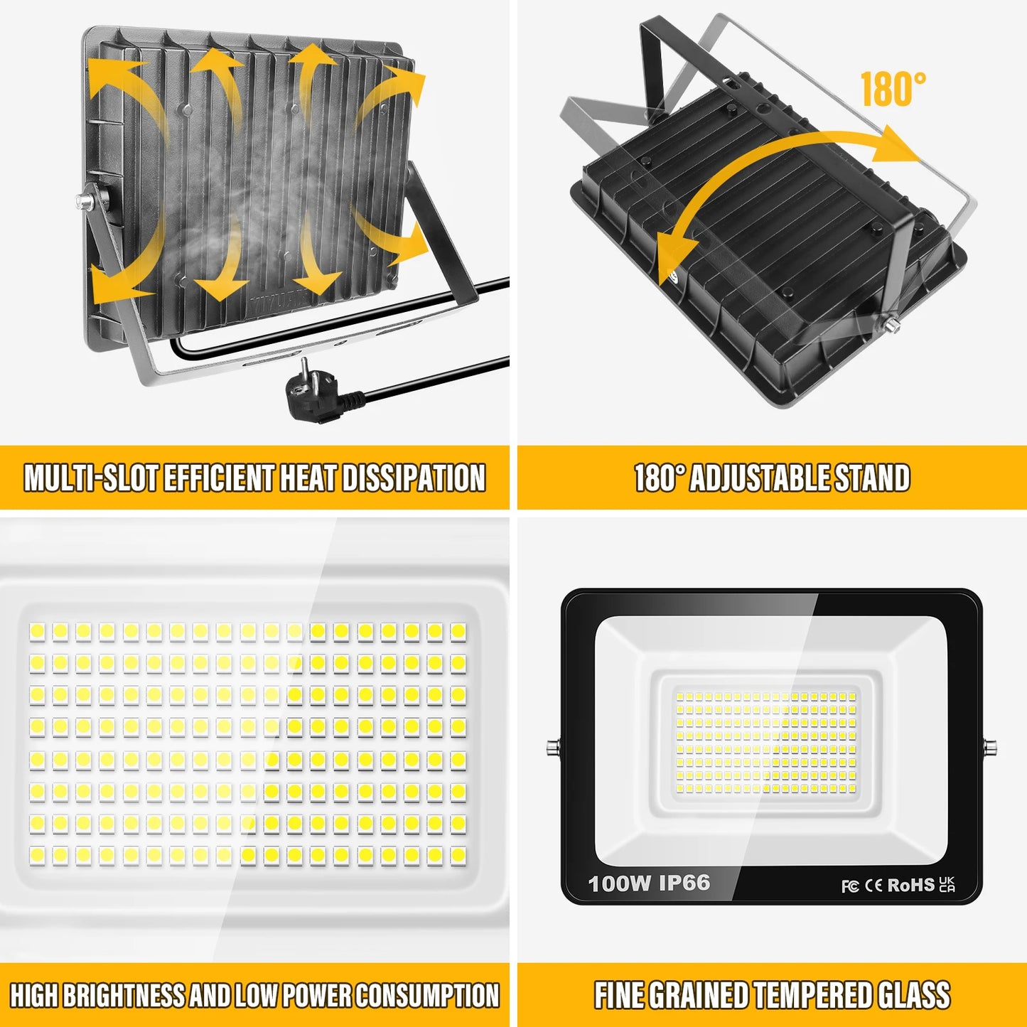 Skyworld LED Flood Light 110V 240V Outdoor Garden Wall Lamp