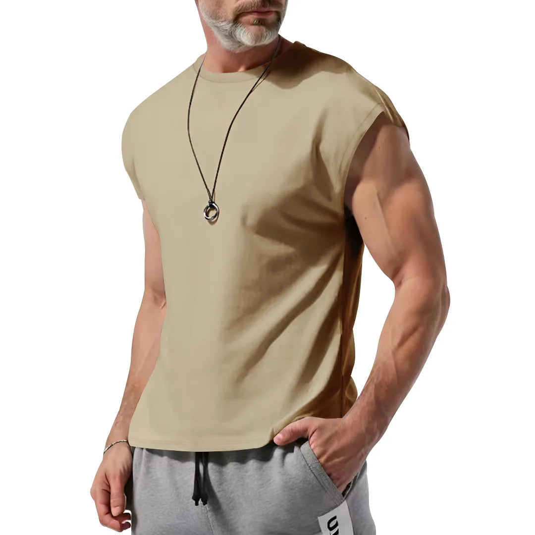 Amazon cross-border men's clothing summer new sleeveless t-shirt youth casual loose thin vest men