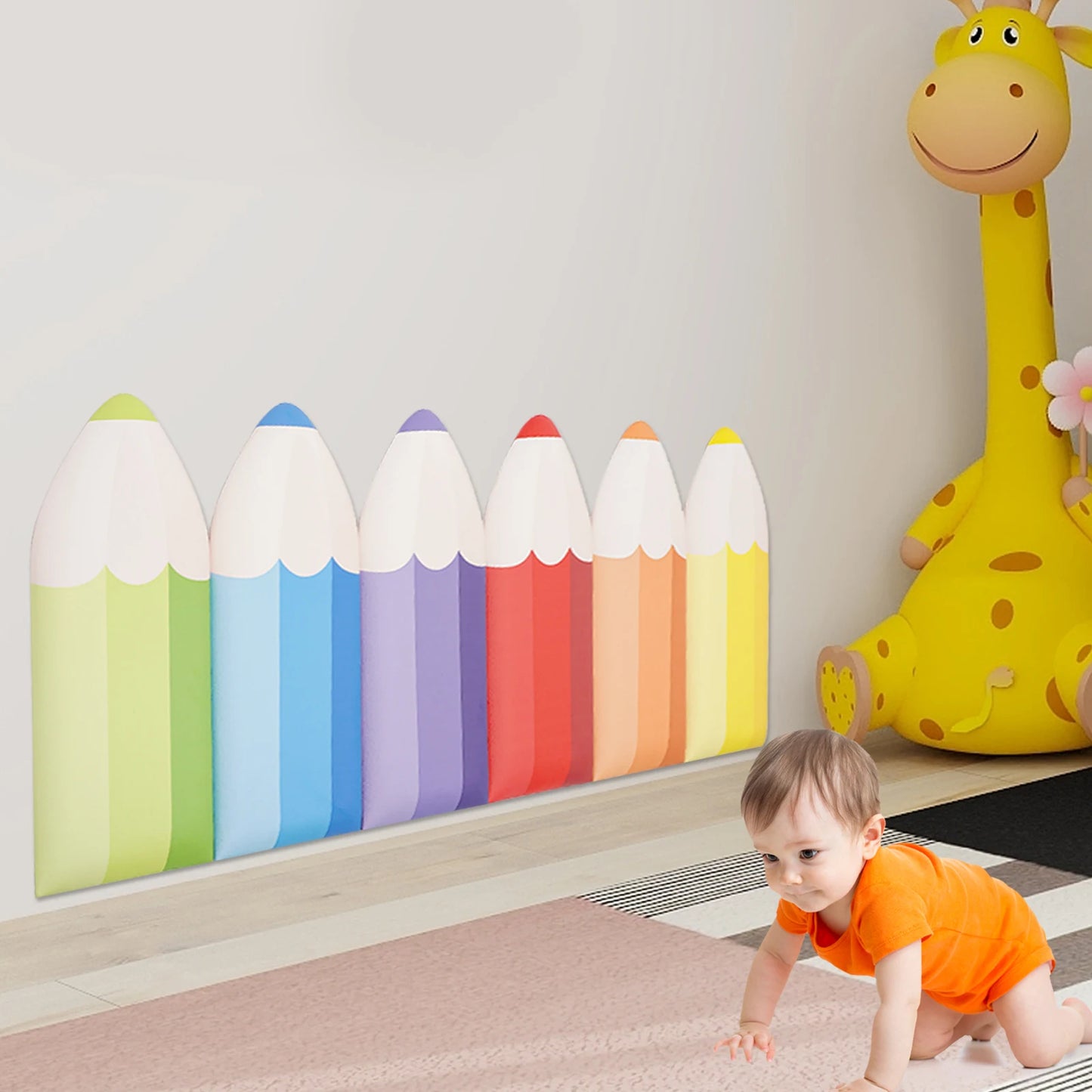 Pencil Wall Safety Padding For Kids Anti Collision Self Adhesive