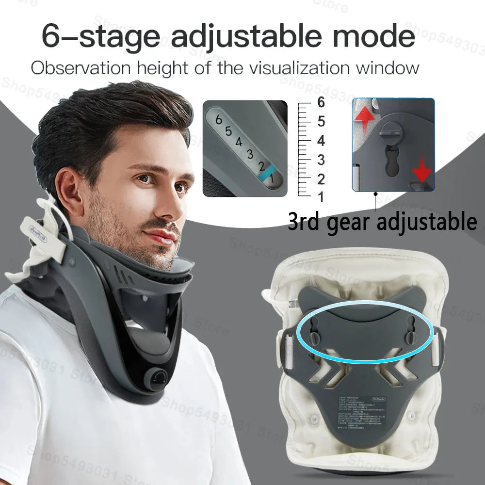 Cervical Neck Traction Device For Home Use Adjustable Neck Support
