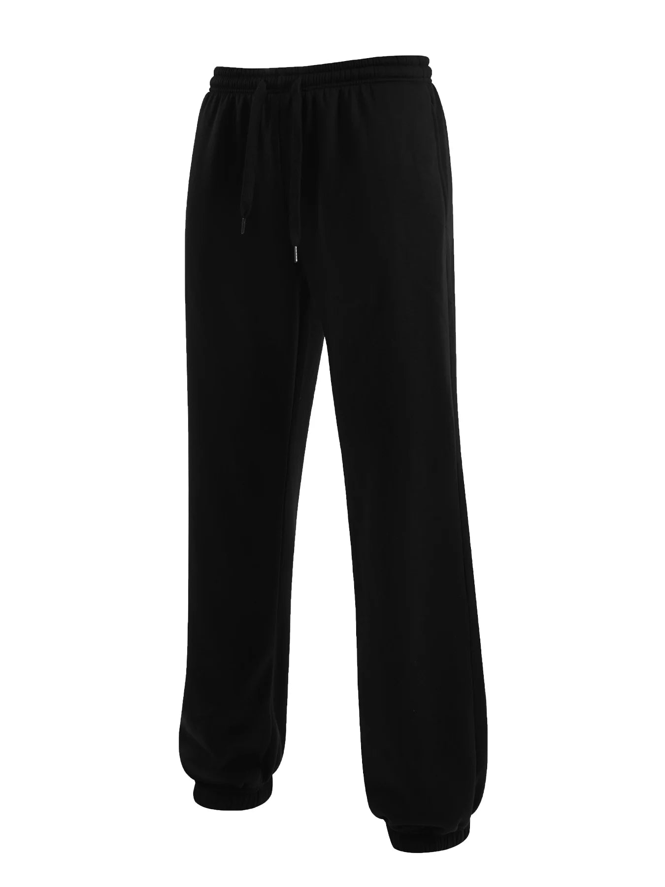 NONECN Wool Warm Pants With Lamb Fleece Lining For Men