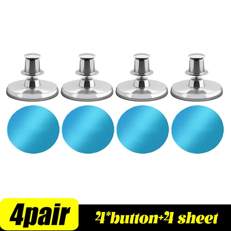 Metal Curtain Magnetic Closure Wall Mounted Magnetic Buckle Shower Curtain Magnet Clips Detachable Window Screen Fixed /.\'p
