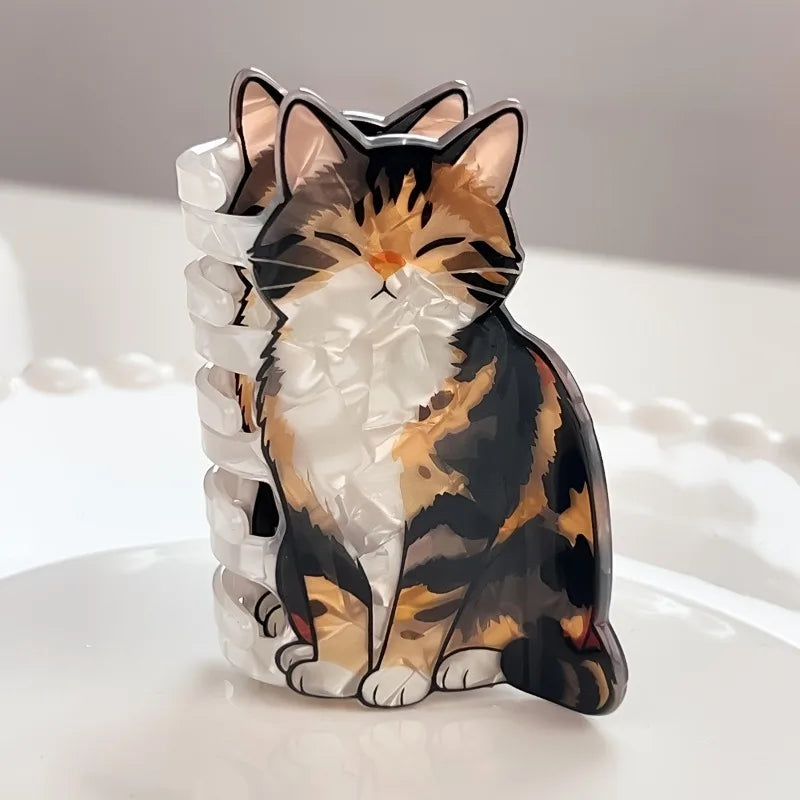 1pc Versatile Cat-shaped Hair Clip, Cute Style Hair Accessory, Easy to Wear, Daily Use, Festivals, Cat Lovers.