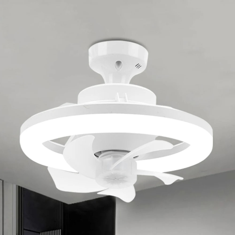 Alloet Modern Ceiling Fan With LED Light Remote Control