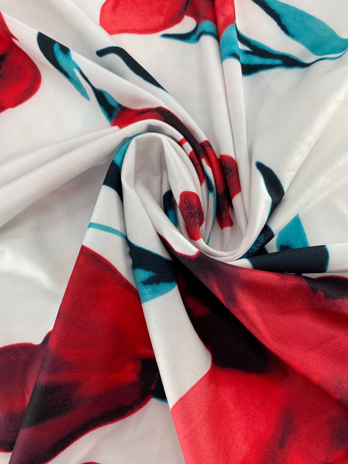 Plus Size Women's Dress Flower Print Round Neck Long Sleeve Elegant Dress