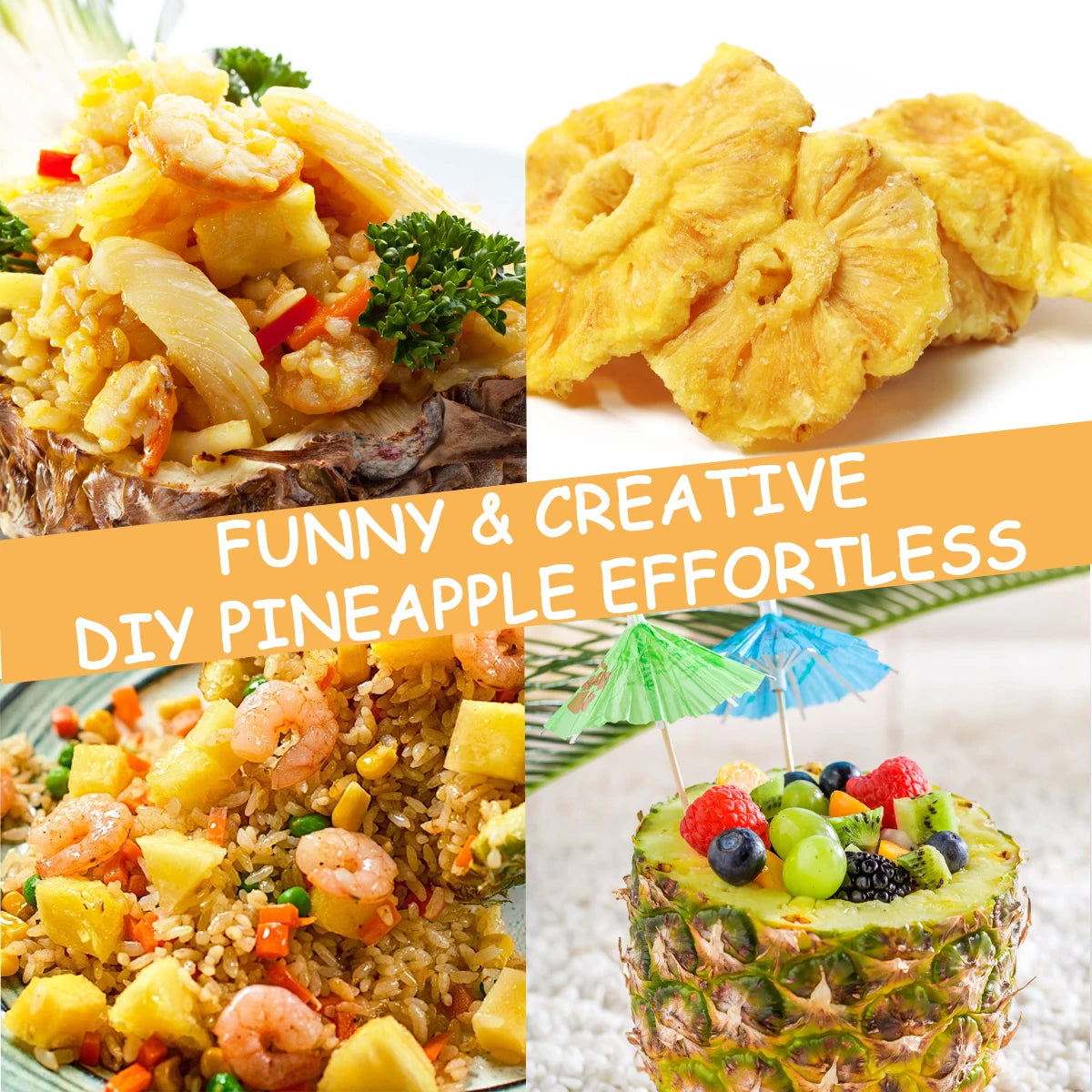 Pineapple Corer Slicer Stainless Steel Fruit Tool For Home Kitchen