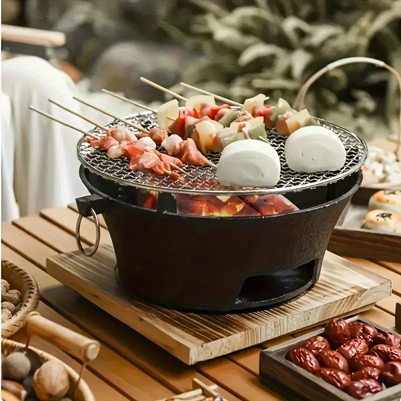 KL1 Cast Iron Oven Fireplace Charcoal And Alcohol Stove Outdoors