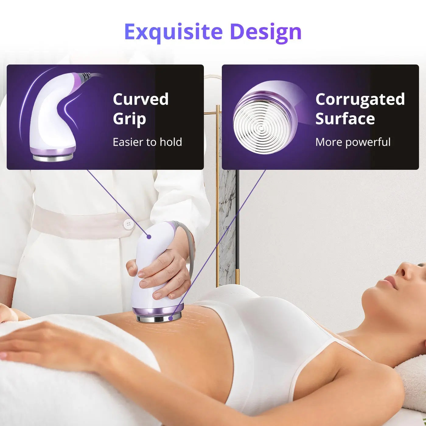 MYCHWAY Cavitation 40K Machine for Skin Tightening and Facial Stimulation