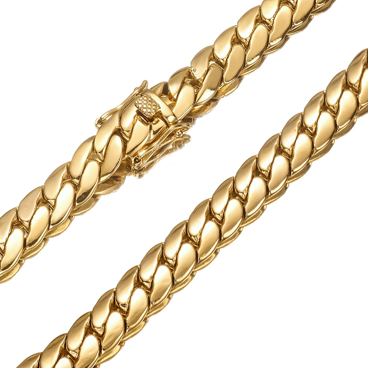 Mens Hip Hop Cuban Link Chain Necklace Rapper Style Jewelry