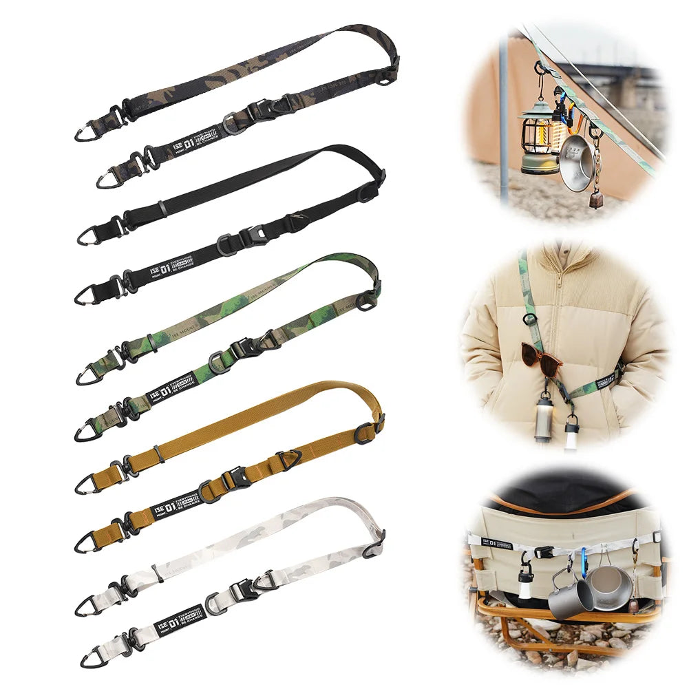 Shunmaii Outdoor Molle Quick Release Adjustable Crossbody Strap