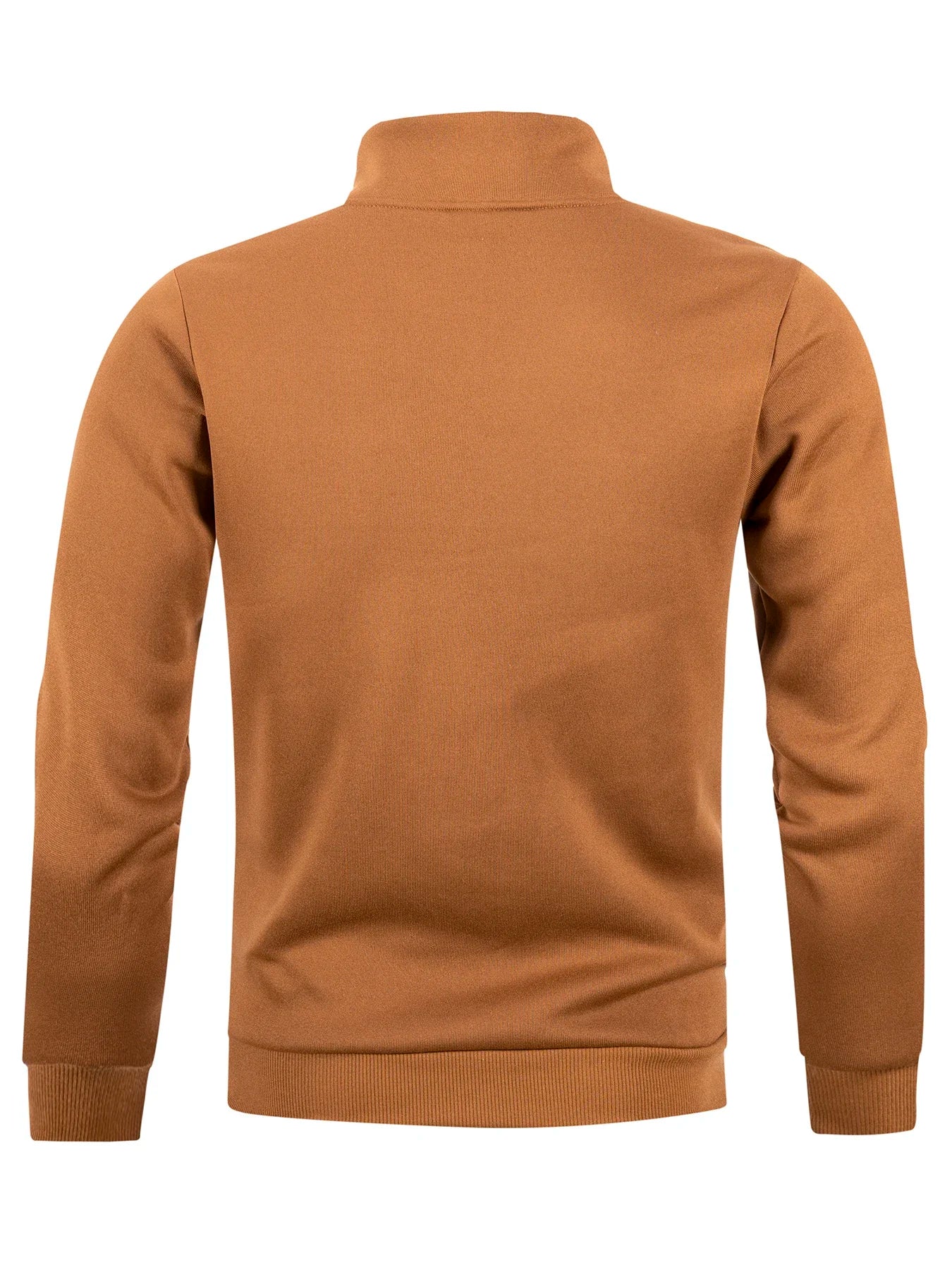 RealXizi Autumn Mens Zipper Pullover Turtleneck Sweater