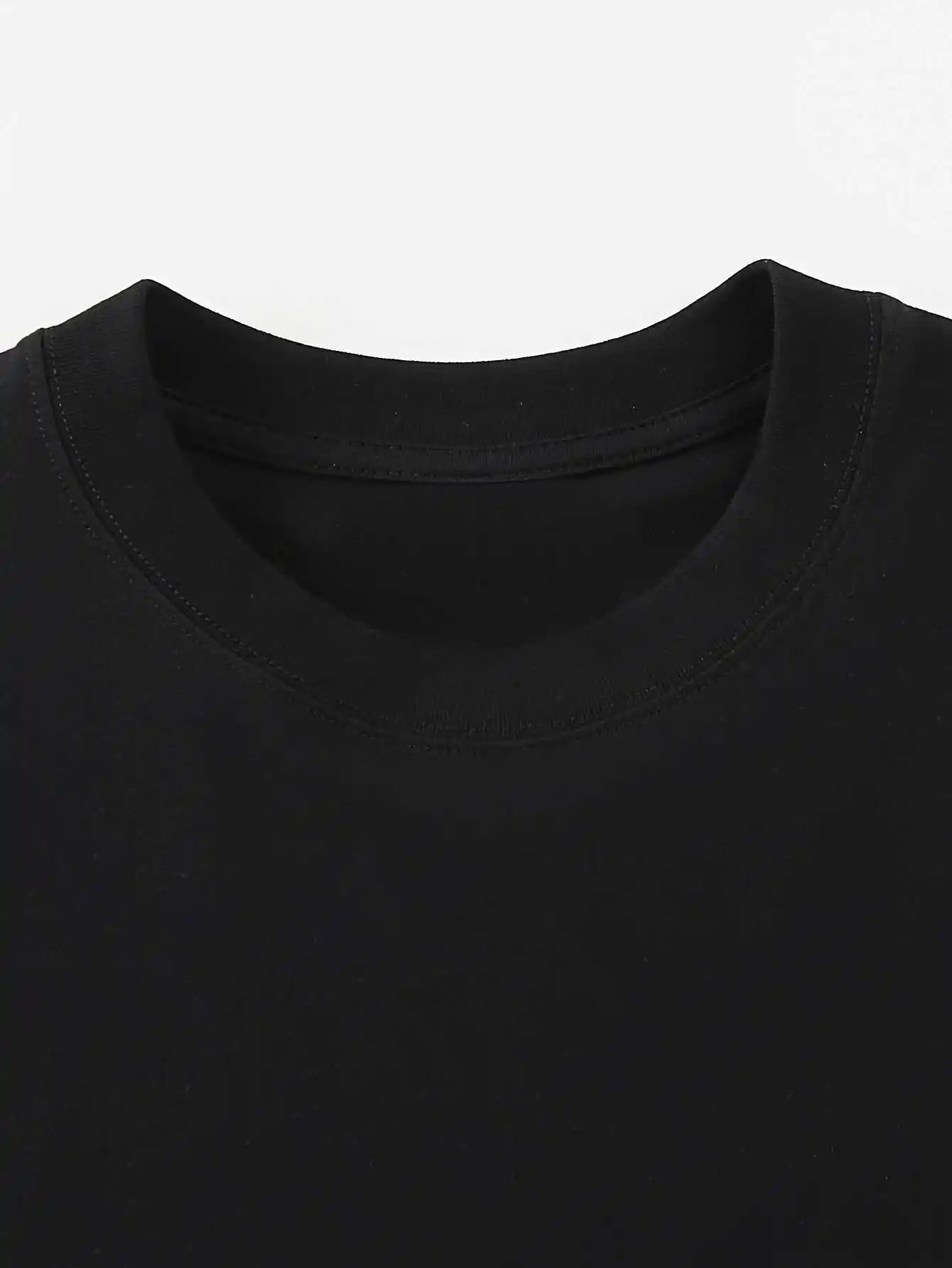 T Shirt for Men 2026 Summer 100% Cotton Short Sleeve Hip-Hop Graphic Basic Couple Tee Casual Y2k Tops Breathable Men Clothing