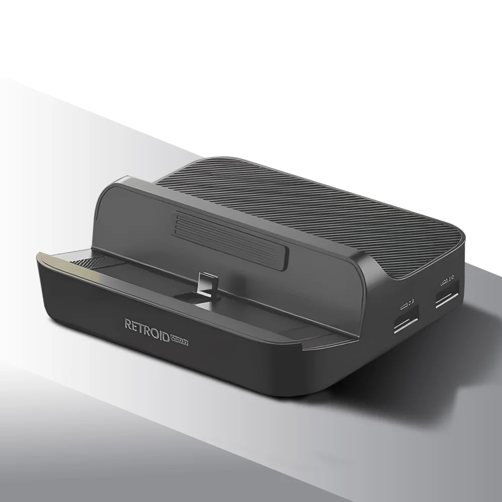 Retroid Pocket RP5 Docking Station With Bluetooth Earbuds