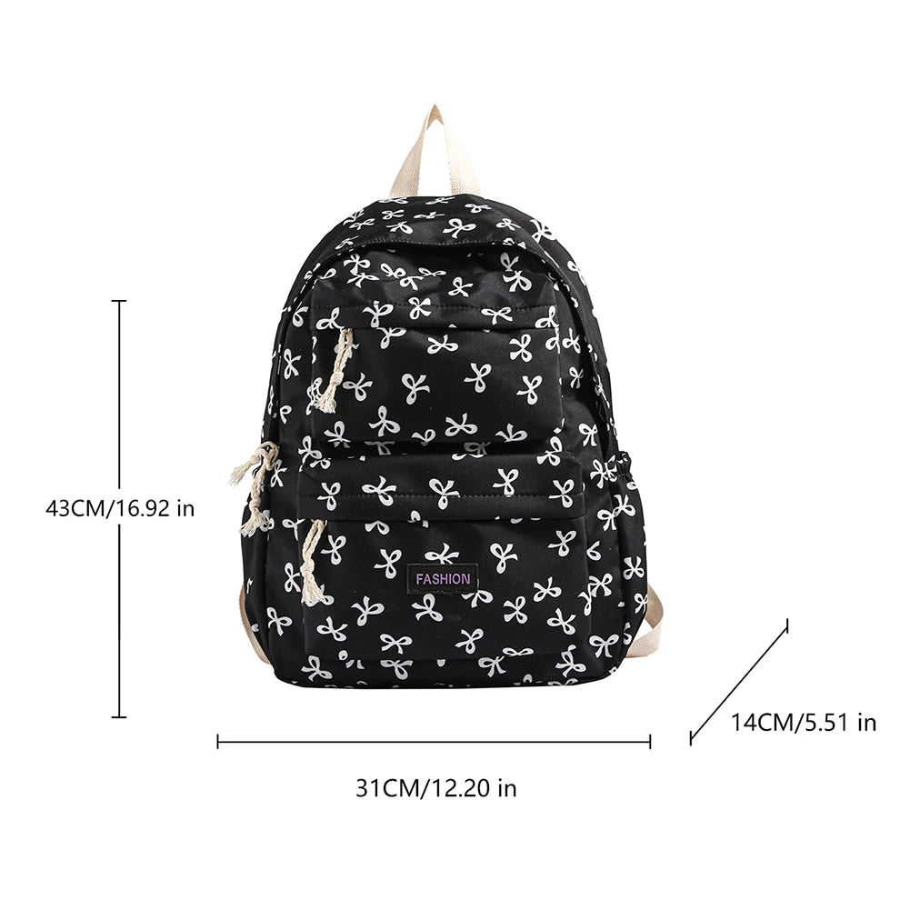 Cartoon Duck Backpack Kawaii Travel Bag Korean Edition For Women And Girls