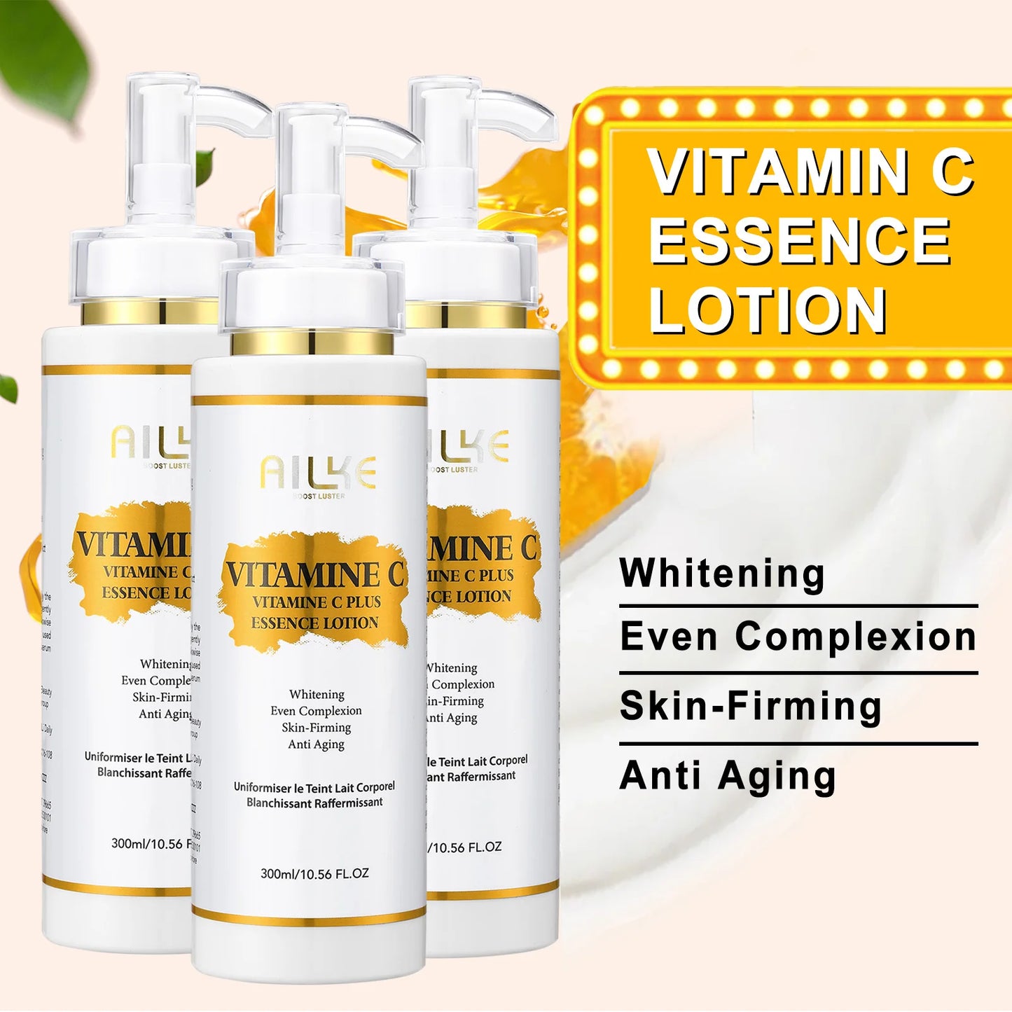 KYLIEFIT Vitamin C Whitening Facial Cream for Bright Even Skin