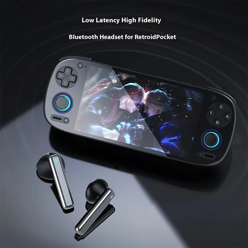 Retroid Pocket RP5 Docking Station With Bluetooth Earbuds