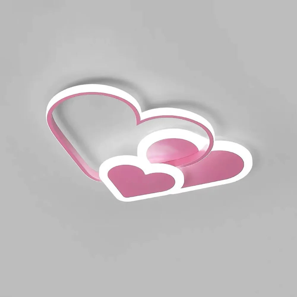 Heart Shaped LED Ceiling Light With Remote Control 36W