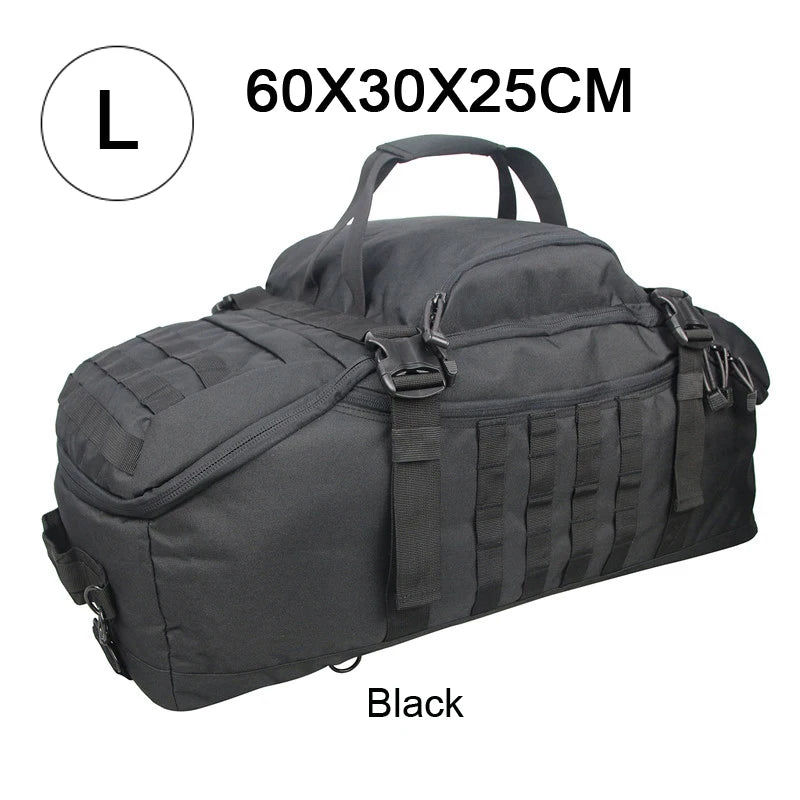 QCN Molle Tactical Travel Bag For Camping Hiking Gym