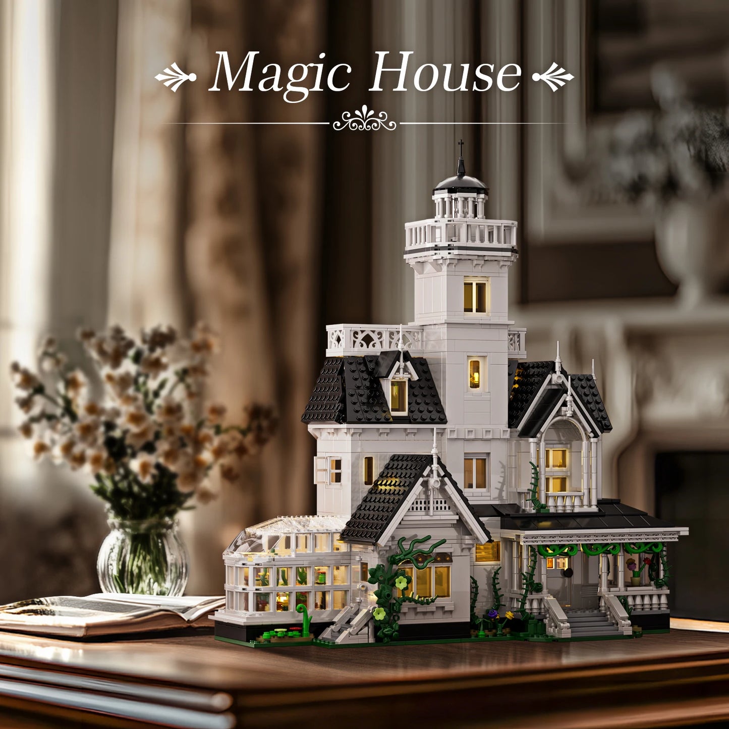 Magic House Building Set With LED Light Owens House Blocks