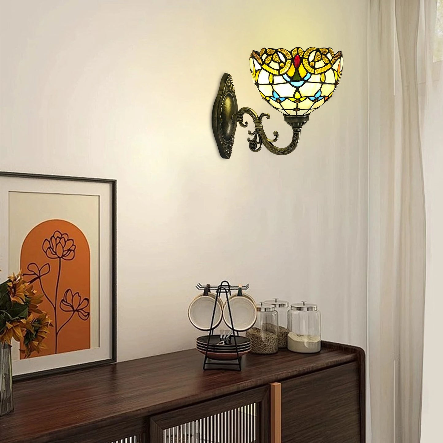 Vintage Dome Wall Lamp Indoor Living Room Hallway Decor