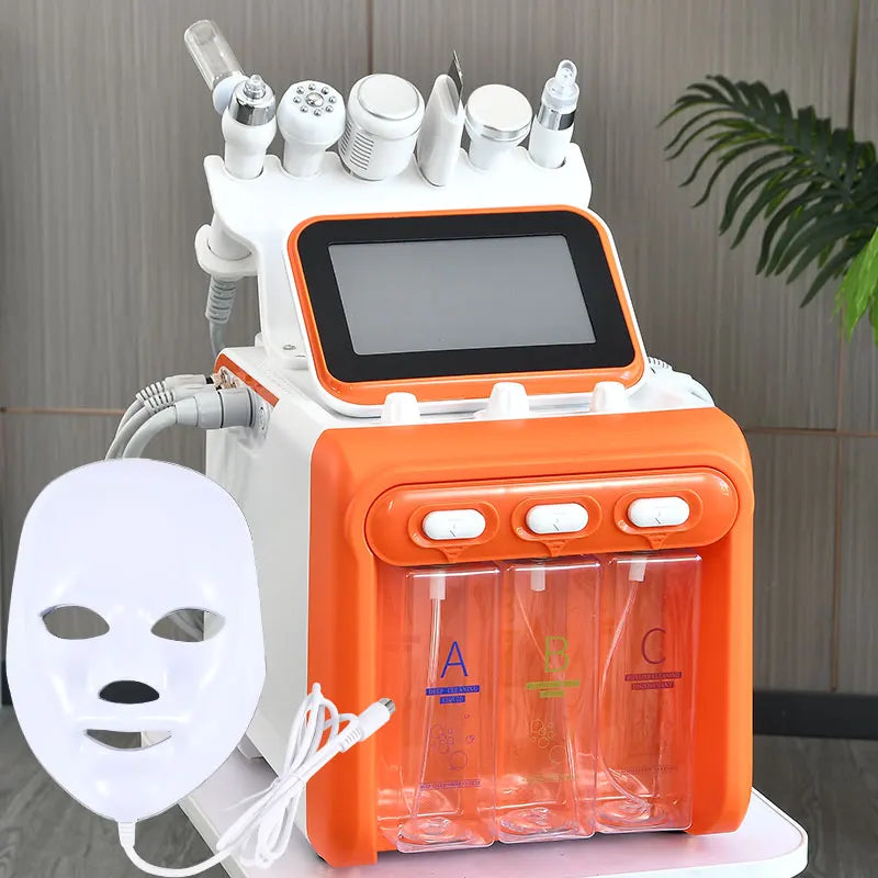 7 in 1 Hydro Microdermabrasion Aqua Peeling H2O2 Facial Machine Hydra Water Dermabrasion Peel Oxygen Jet Beauty Equipment