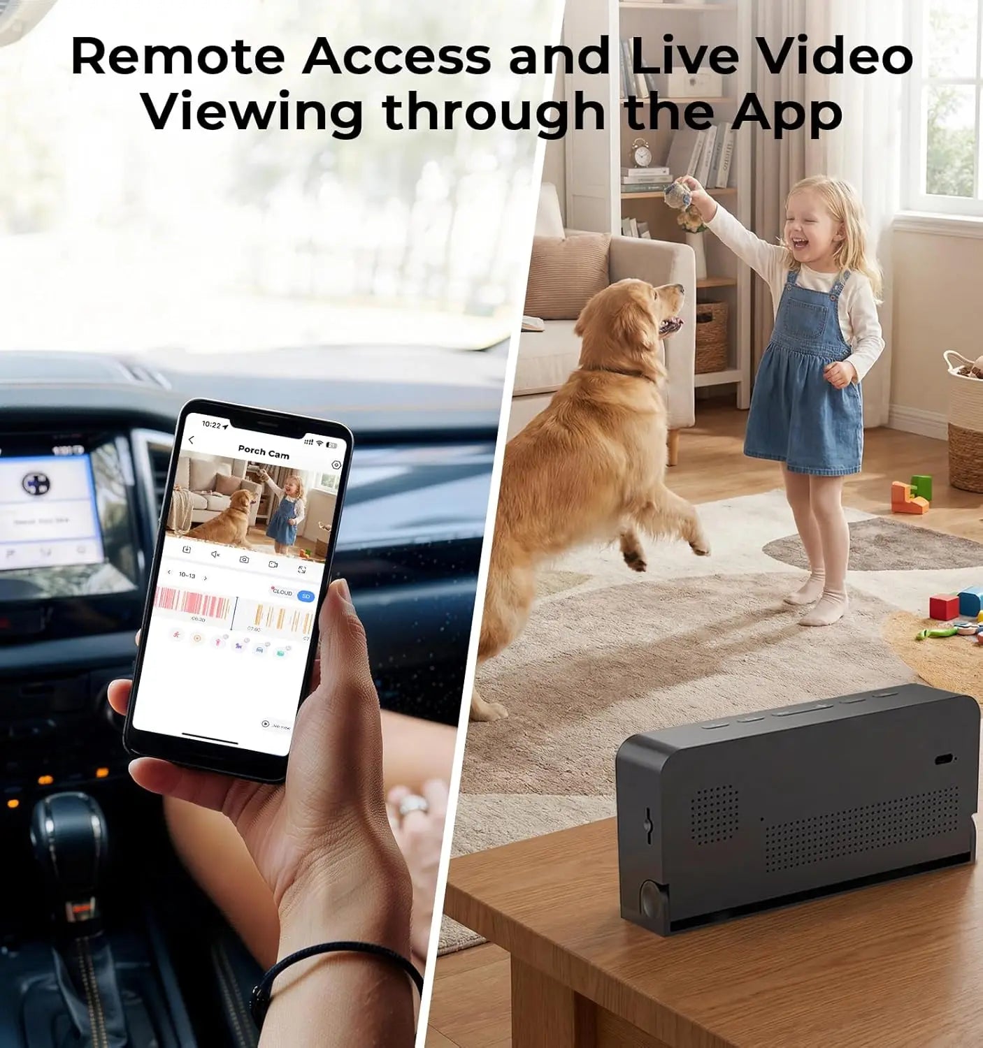 WESECUU Clock Camera 2K Security Camera With 5G WiFi Nanny Cam
