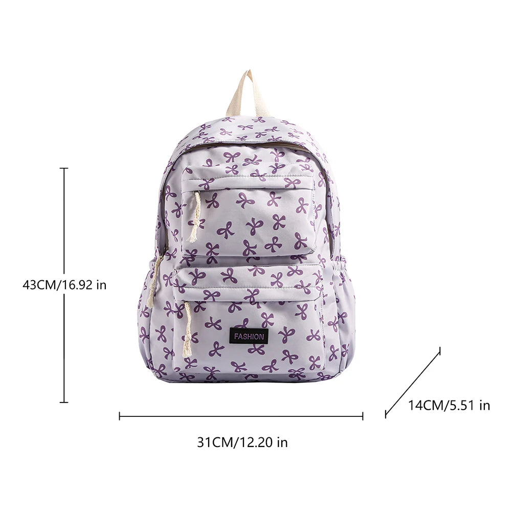 Cartoon Duck Backpack Kawaii Travel Bag Korean Edition For Women And Girls