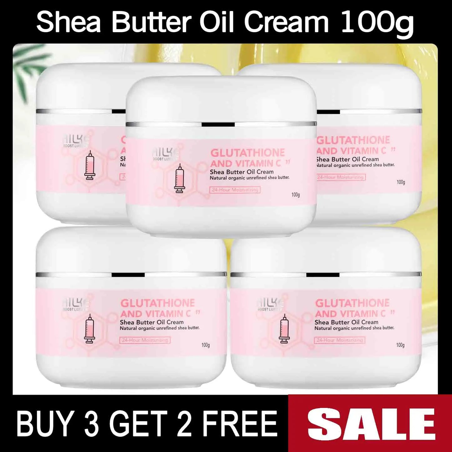 AILKE Whitening Skin Care Set With Glutathion Vitamin C