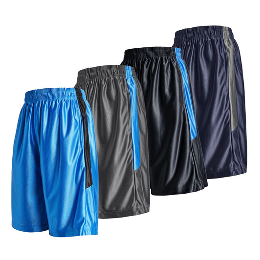 Men's Striped Casual Basketball Shorts Quick-Dry