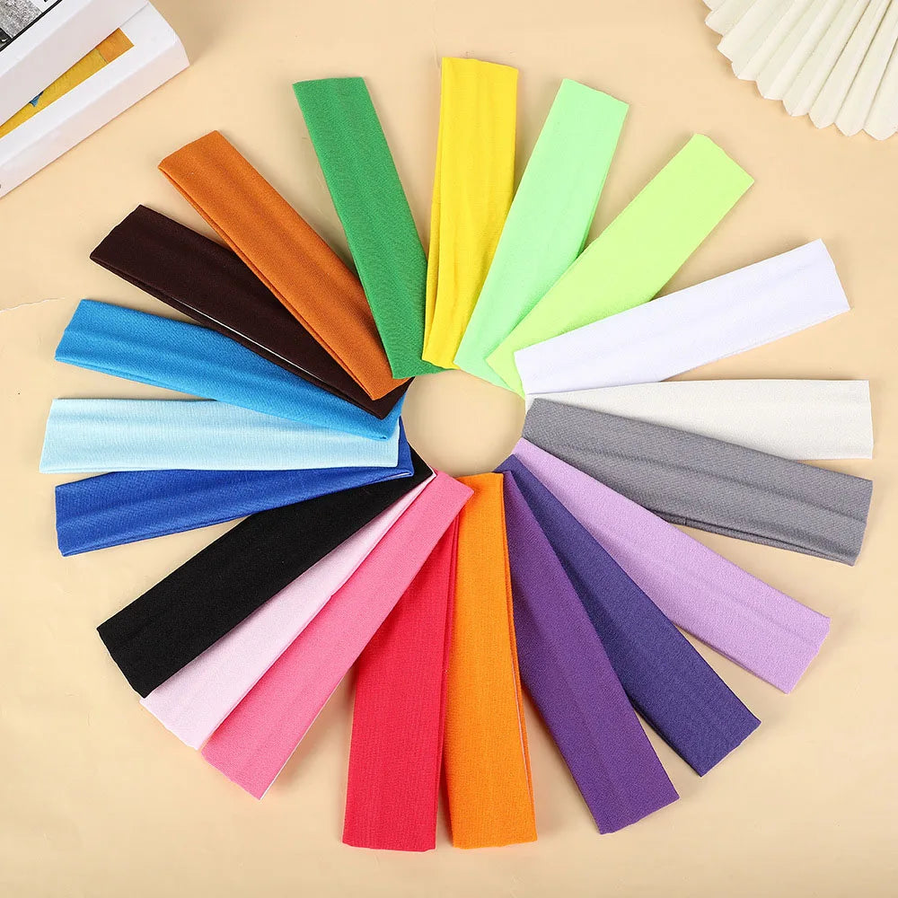 Elastic Hair Bands For Women Sports Fitness Yoga Makeup
