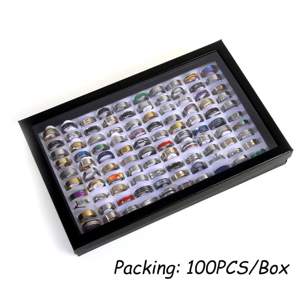 Stainless Steel Rings For Men And Women Fashion Jewelry Wholesale