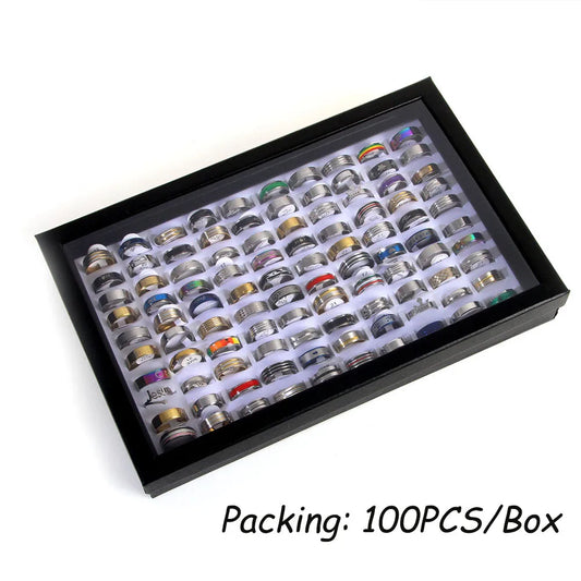 Stainless Steel Rings For Men And Women Fashion Jewelry Wholesale