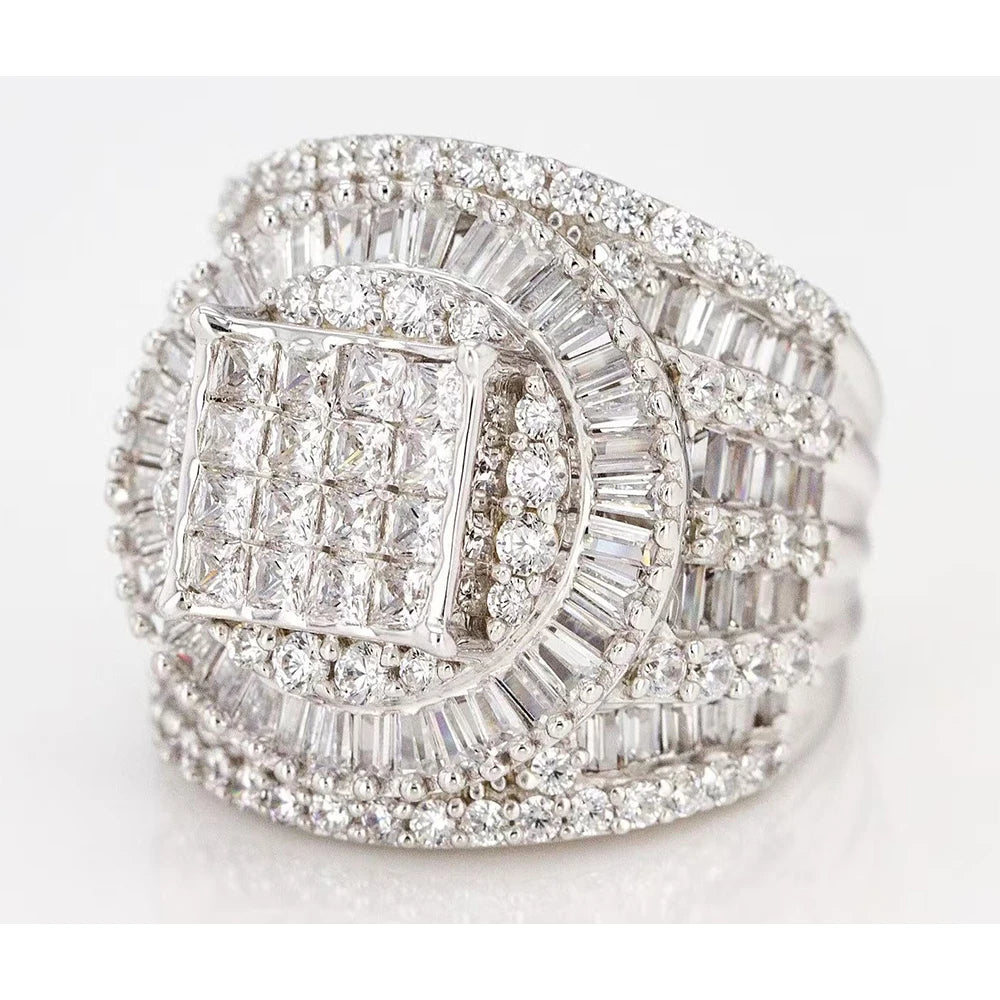 925 Sterling Silver Zircon Ring For Women