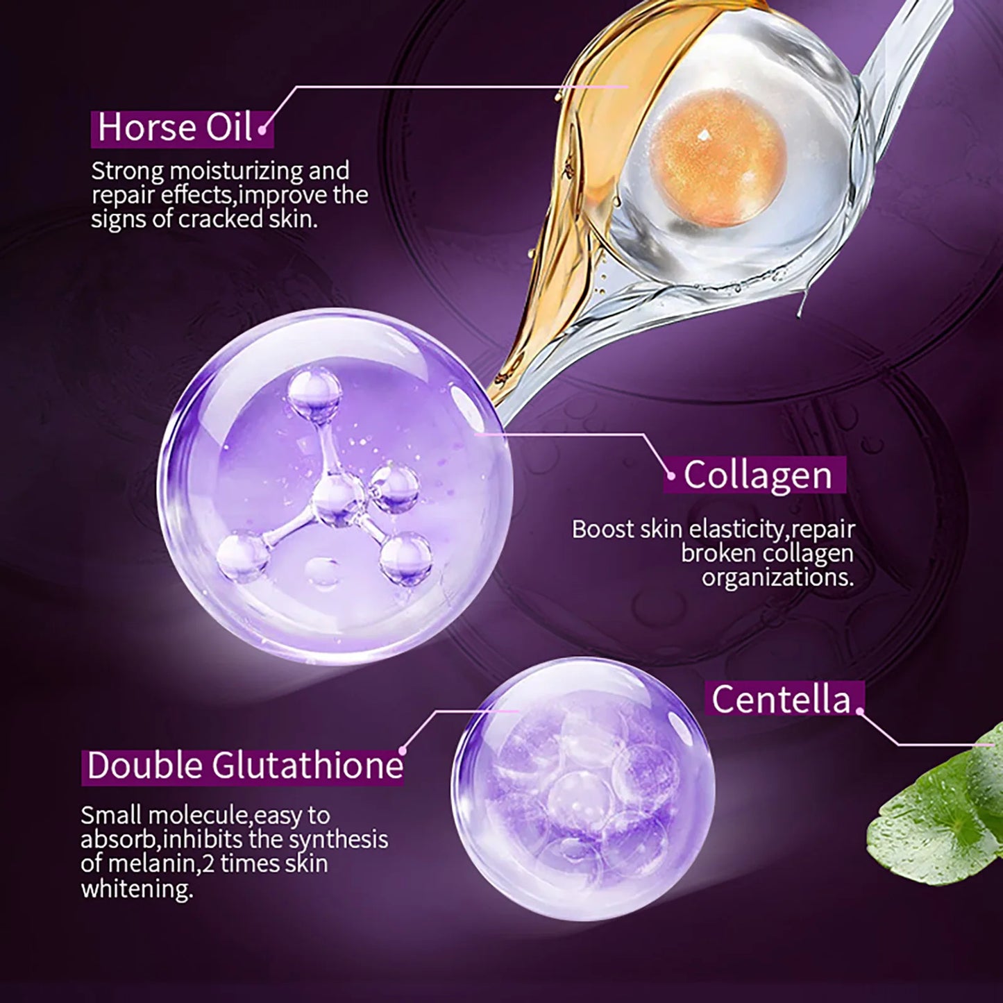 AILKE Nourishing Brightening Cream, For Body And Face Use, With Vitamin A And Glutathione, Repair Cracked Skin,100ML/3.5oz