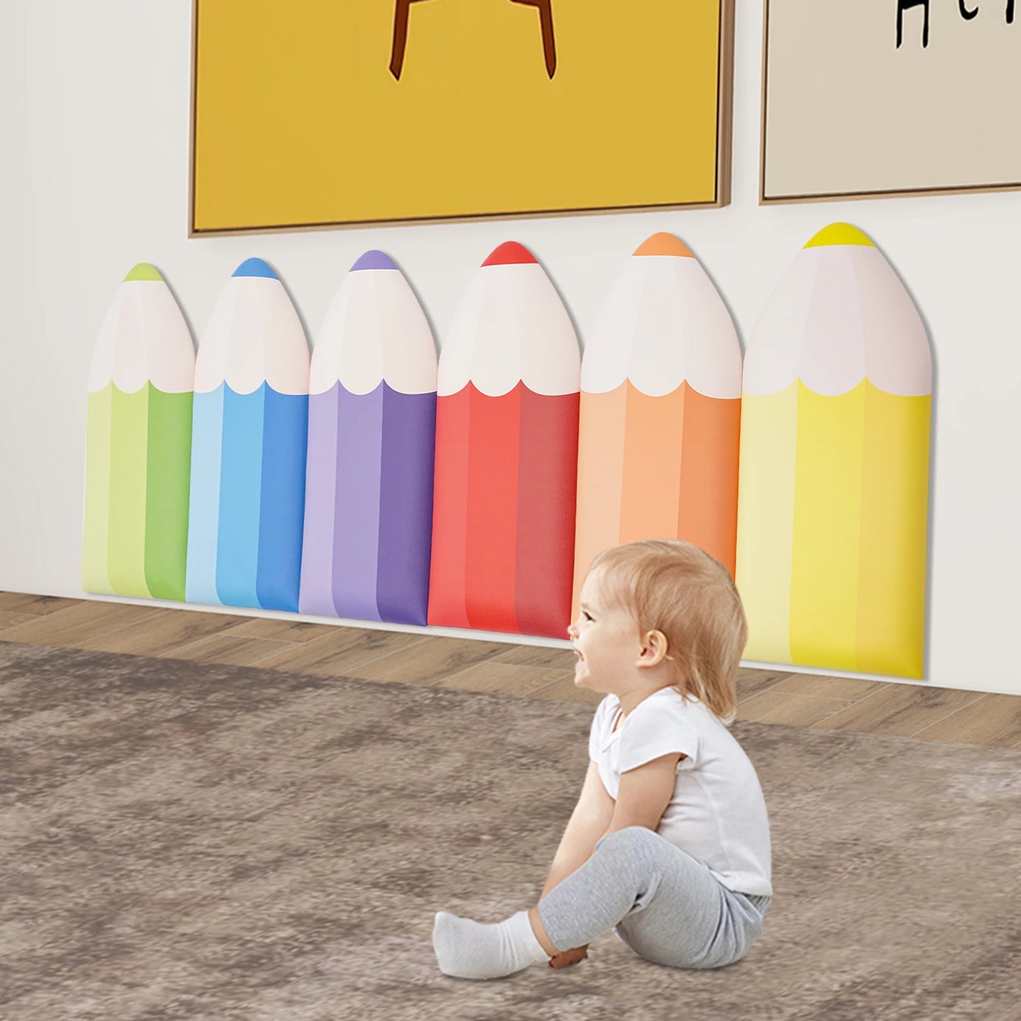 Pencil Wall Safety Padding For Kids Anti Collision Self Adhesive