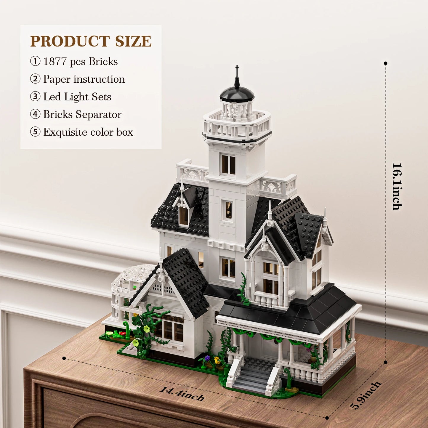 Magic House Building Set With LED Light Owens House Blocks