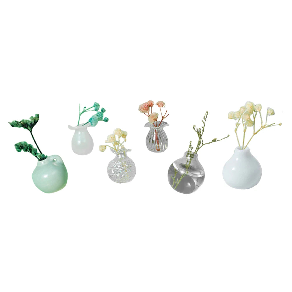 Ceramics Vase Fridge Magnet Porcelain Refrigerator Decor Sticker
