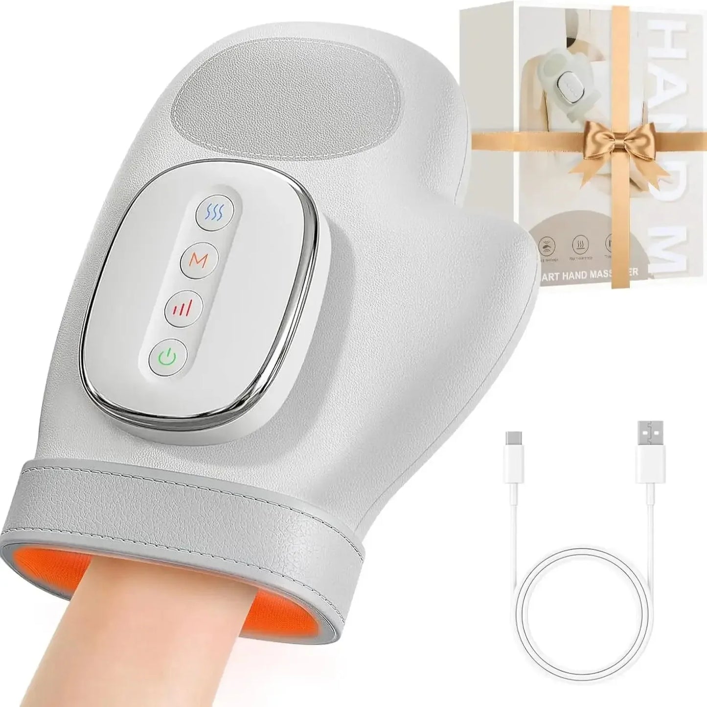 Hand Massager With Heat And Airbag Compression For Carpal Tunnel