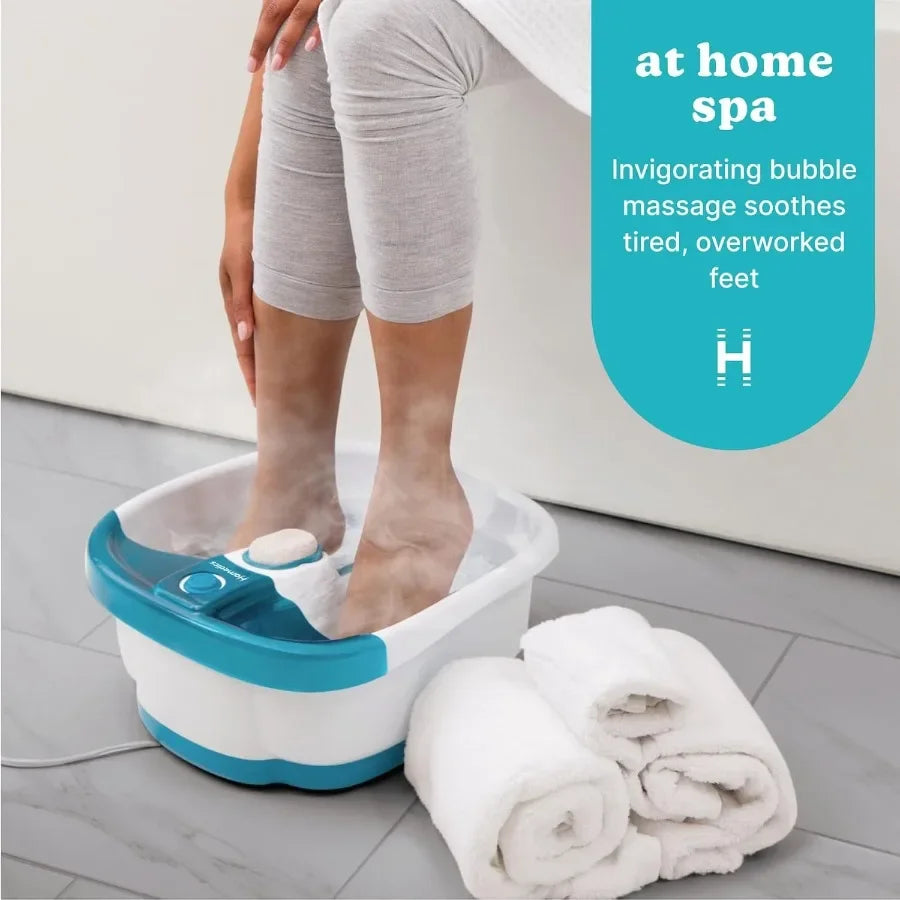 TLXT Bubble Mate Foot Spa Toe Touch Control With Bubbles