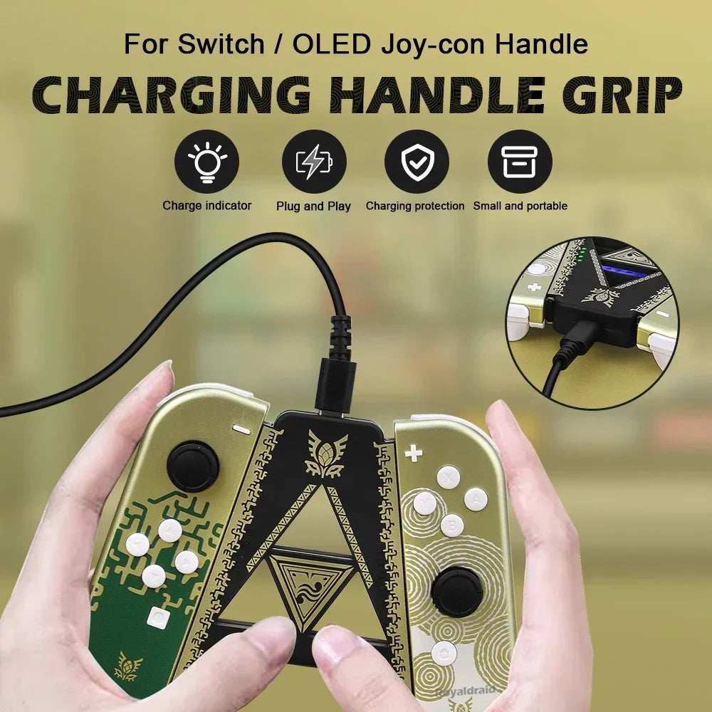 Ispoofer Nintendo Switch Joycon Charging Dock Grip Stand